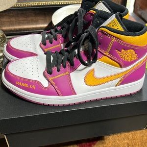 Jordan 1 Mid Day of the Dead with box.  Men’s Size 9.  Mint.